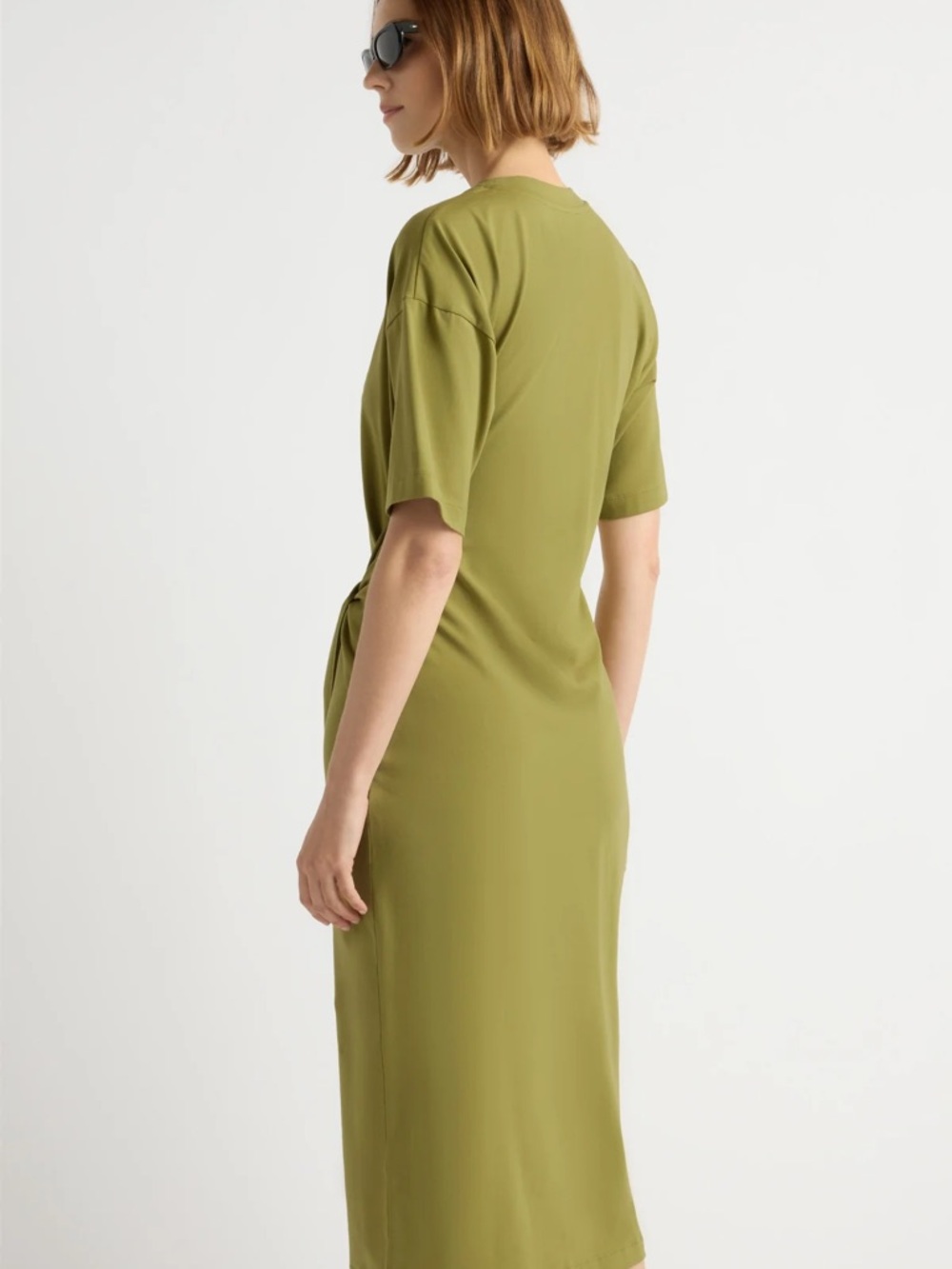 New (size M) Modern citizen Noa Organic Cotton T-Shirt Wrap Dress - Picture 4 of 9